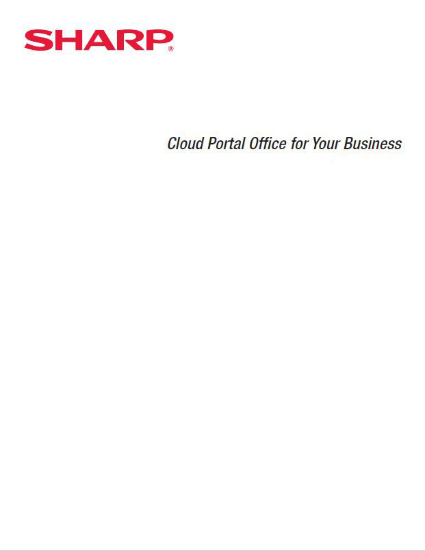 sharp, cloud portal office, Specialty Business Solutions