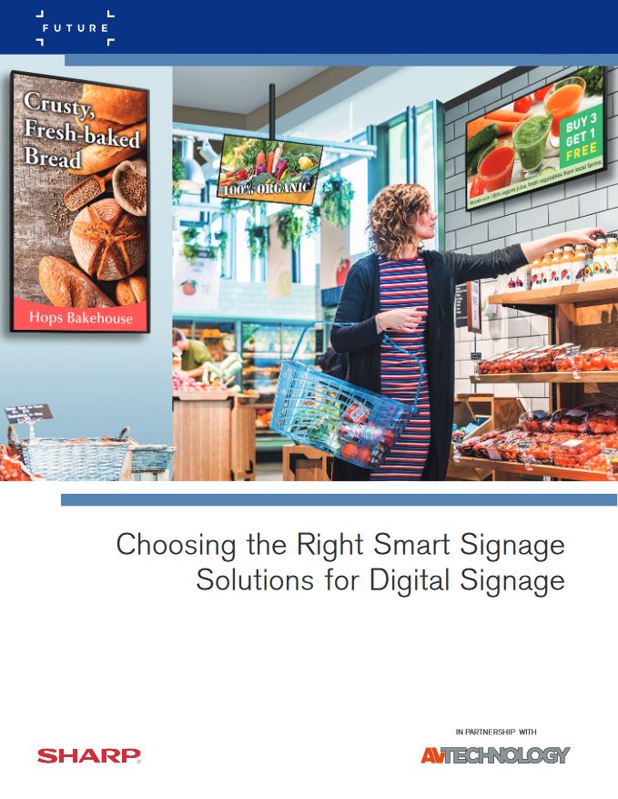 Sharp, Choosing The Right Smart Signage Solutions For Digital Signage, Specialty Business Solutions