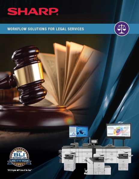 Sharp, Color Advanced, Legal Brochure, Specialty Business Solutions