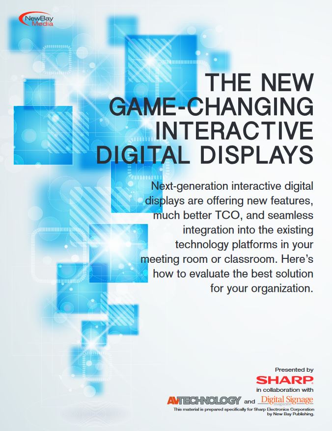 sharp, interactive displays, Specialty Business Solutions