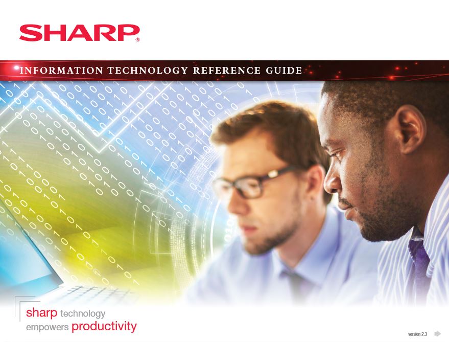 Security, IT Reference Guide, Sharp, Specialty Business Solutions